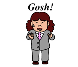 Oriental Office Lady sticker #6705727