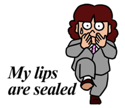 Oriental Office Lady sticker #6705759