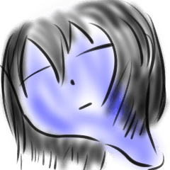 Woman ghost Sticker3