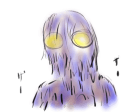 Woman ghost Sticker3 sticker #6706011