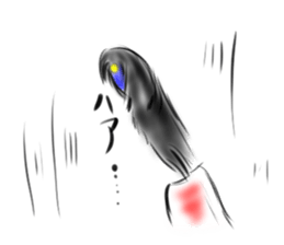 Woman ghost Sticker3 sticker #6706012