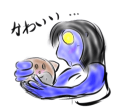 Woman ghost Sticker3 sticker #6706017