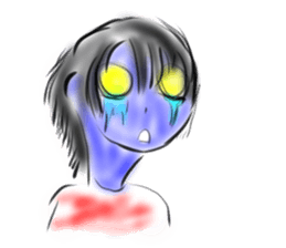 Woman ghost Sticker3 sticker #6706020