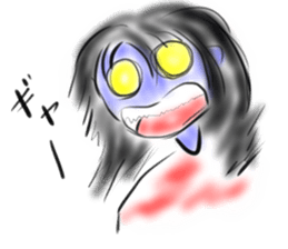 Woman ghost Sticker3 sticker #6706021