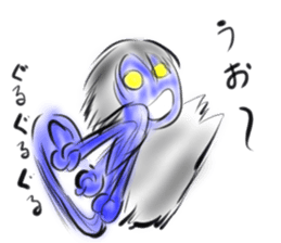Woman ghost Sticker3 sticker #6706030