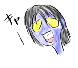 Woman ghost Sticker3 sticker #6706032