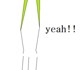 Acrida cinerea(English ver.) sticker #6706045