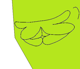 Acrida cinerea(English ver.) sticker #6706048