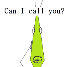 Acrida cinerea(English ver.) sticker #6706063