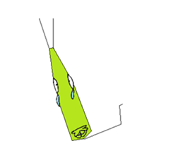 Acrida cinerea(English ver.) sticker #6706070