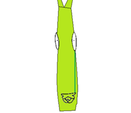 Acrida cinerea(English ver.) sticker #6706076