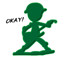 Green Army (Cop Toy) sticker #6706326