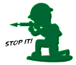 Green Army (Cop Toy) sticker #6706344