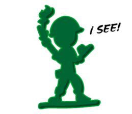 Green Army (Cop Toy) sticker #6706349