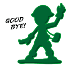 Green Army (Cop Toy) sticker #6706358