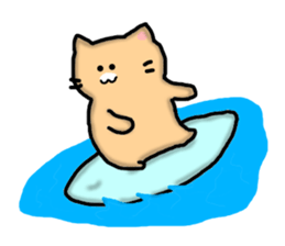 Chillin cat sticker #6706646