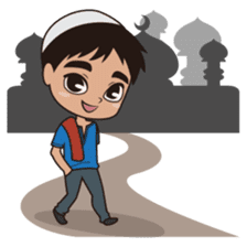 Ben : Muslim Boy sticker #6707343