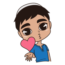 Ben : Muslim Boy sticker #6707344
