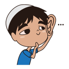 Ben : Muslim Boy sticker #6707359