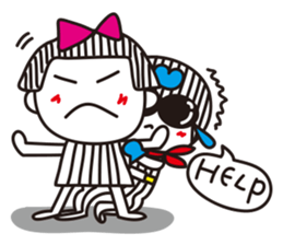 Stripe girl vol.19 sticker #6707478