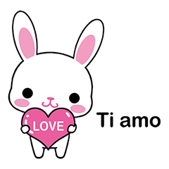 Rabbits with Italian phrases & gestures