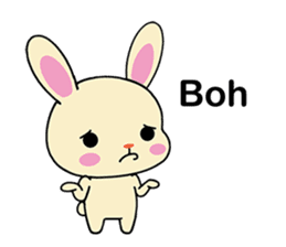 Rabbits with Italian phrases & gestures sticker #6708201