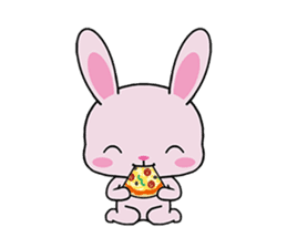 Rabbits with Italian phrases & gestures sticker #6708215