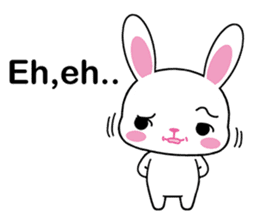 Rabbits with Italian phrases & gestures sticker #6708219