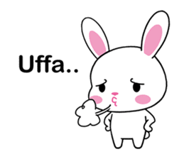 Rabbits with Italian phrases & gestures sticker #6708220