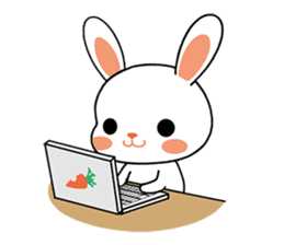 Rabbits with Italian phrases & gestures sticker #6708223