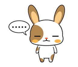 Rabbits with Italian phrases & gestures sticker #6708224
