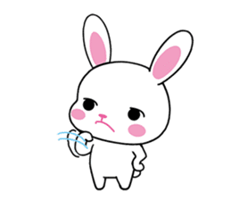 Rabbits with Italian phrases & gestures sticker #6708226