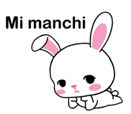 Rabbits with Italian phrases & gestures sticker #6708228