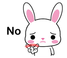 Rabbits with Italian phrases & gestures sticker #6708231