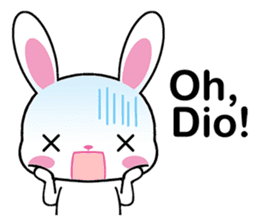 Rabbits with Italian phrases & gestures sticker #6708237