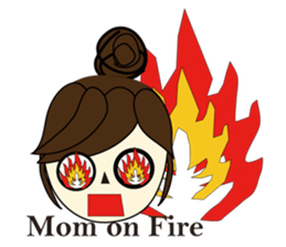 Mon and baby sticker #6708817