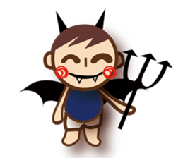 Mon and baby sticker #6708824