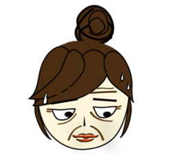 Mon and baby sticker #6708841