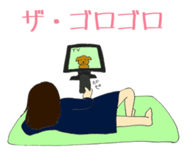 Single person woman Ma-ko sticker #6709333