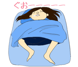 Single person woman Ma-ko sticker #6709337