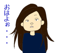 Single person woman Ma-ko sticker #6709338