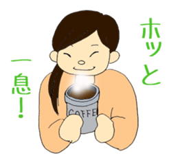 Single person woman Ma-ko sticker #6709350