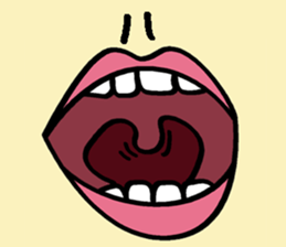 Mouth sticker #6709600