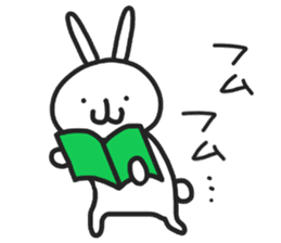 Simple stamp of simple rabbit sticker #6709771