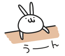 Simple stamp of simple rabbit sticker #6709788