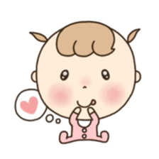Polite baby. sticker #6710005