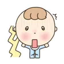 Polite baby. sticker #6710007