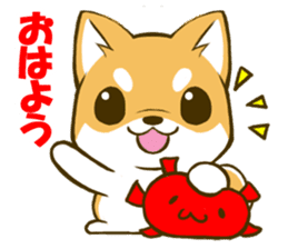 Japanese Shiba Inu tan sticker #6710288