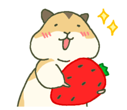 Thick Hamster Guri sticker #6710371