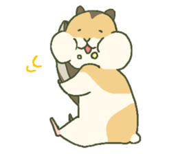 Thick Hamster Guri sticker #6710375